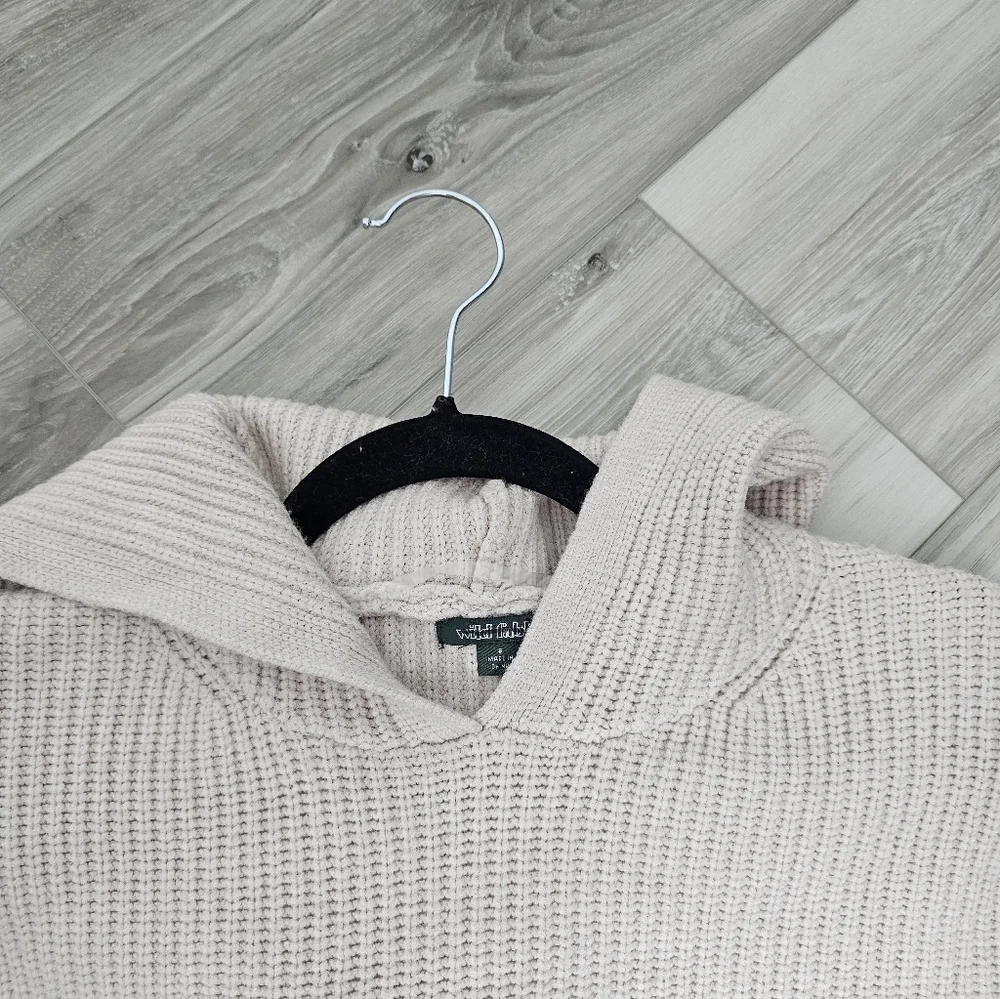 Cream  Hoodie Sweater Sz S - Picture 3 of 7